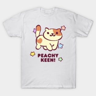 kitty collector rare cat peaches with starry sparkles being peachy keen T-Shirt